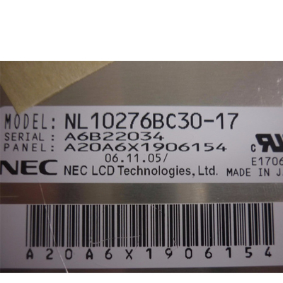 NL10276BC30-17 panneau d'affichage de l'affichage à cristaux liquides inch1024*768 de NEC 15