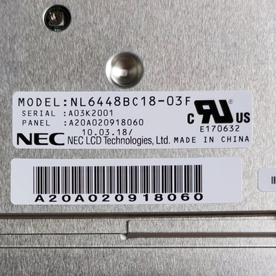 Panneau d'affichage d'écran d'affichage à cristaux liquides de 5,7 pouces NL6448BC18-03F pour l'équipement industriel