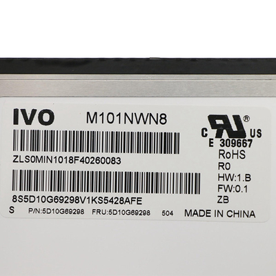 M101NWN8 R0 IVO 10,1 affichage 1366X768 HDMI - contrôleur Board d'affichage à cristaux liquides de TFT IPS de pouce de LVDS