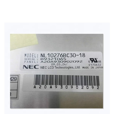 Affichage d'écran de l'affichage à cristaux liquides NL10276BC30-18 15 pouces pour l'équipement industriel