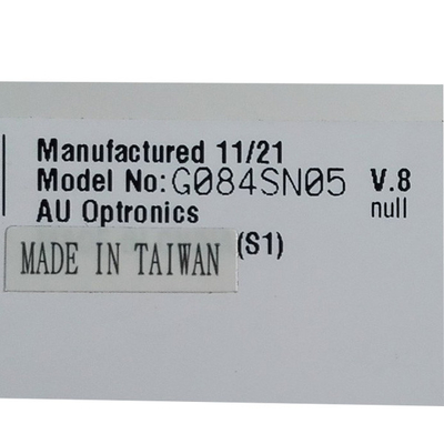 G084SN05 V.8 module 800*600 d'affichage à cristaux liquides de 8,4 pouces appliqué aux produits industriels