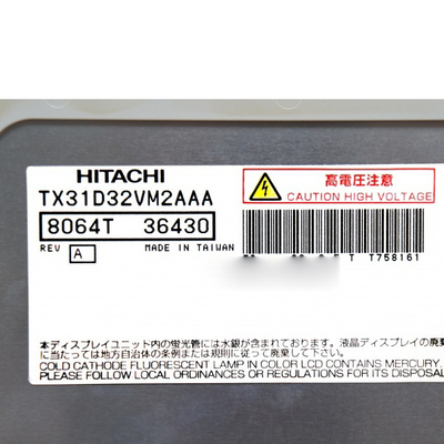 L'écran 400 Cd/M2 20 d'affichage à cristaux liquides de TX31D32VM2AAA HITACHI goupille la surface de revêtement dure de LVDS