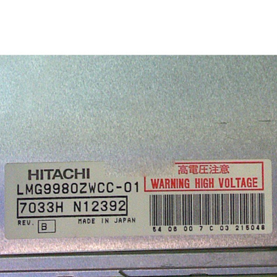 Ecran couleur de pouce RVB 800x600 SVGA 82PPI du panneau 12,1 d'affichage à cristaux liquides de LMG9980ZWCC-01 HITACHI