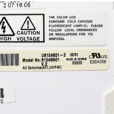 10.4in auo tft lcd panneau d'affichage GB104SN01 V2 LCD moniteurs remplacement de l'écran tactile