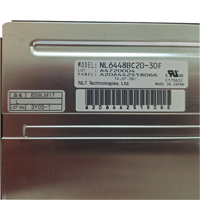 NL6448BC20-30F 6,5 affichage industriel d'affichage à cristaux liquides de TFT 640*480 LVDS 20pin de pouce pour le NEC
