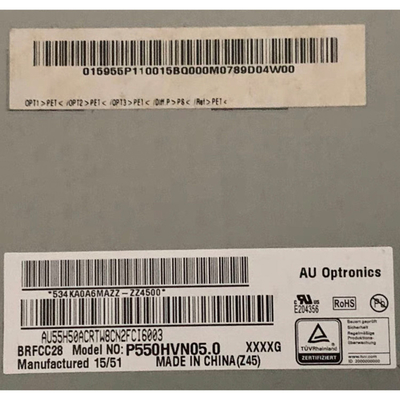 Nouvel écran LCD pour panneau de signalisation numérique à écran LCD P550HVN05.0 55,0 pouces