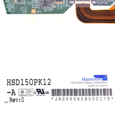 L'écran d'ordinateur portable d'affichage à cristaux liquides de source lumineuse de CCFL montrent la couleur 262K pour HannStar