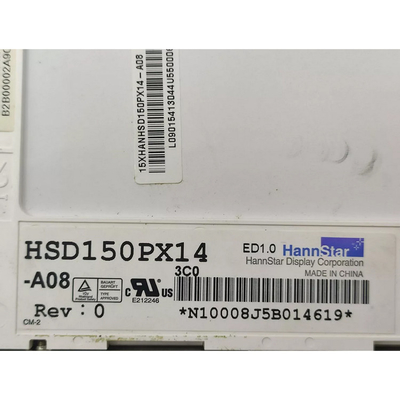 HSD150PX14-A08 Écran LCD Panneau d'affichage LCD 15,0 pouces 60Hz Transmissif