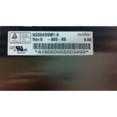 Nouveau écran LCD HSD043I9W1-A00-R00 4,3 pouces