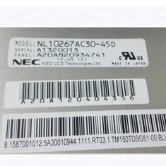 15.0 pouces NL10276AC30-45D panneau LCD tft avec pilote LED