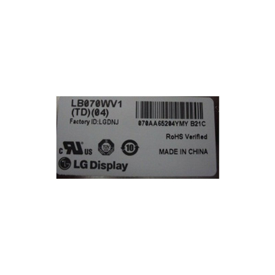 LB070WV1-TD04 Écran d'affichage LCD original de 7,0 pouces pour la navigation GPS de voiture