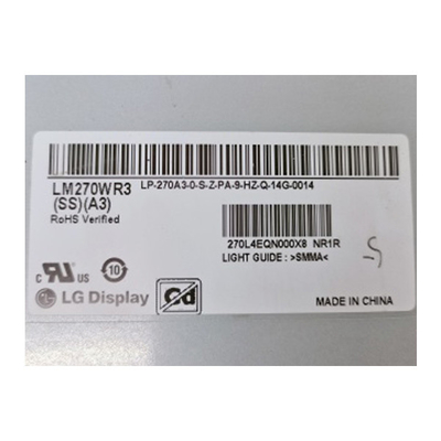 LM270WR3-SSA3 27.0 pouces 3840*2160 Panneau LCD médical