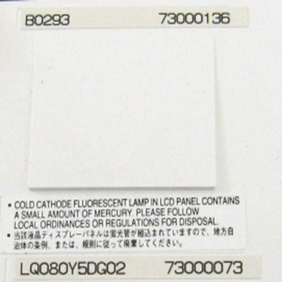 LQ080Y5DG02 800*480 8,0 pouces TFT Module LCD Écran LCD