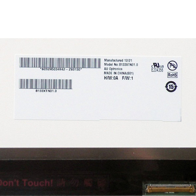 Écran B133XTN01.0 d'ordinateur portable d'affichage à cristaux liquides de 13,3 pouces pour l'écran tactile de Lenovo U310