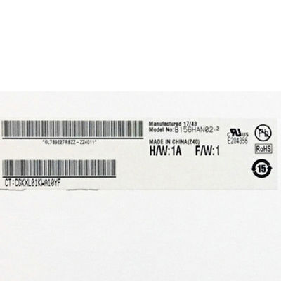Bon prix AUO bande verticale 15,6 pouces volet LCD B156HAN02.2 HW1A 30 broches écran LCD pour ordinateur portable en ligne