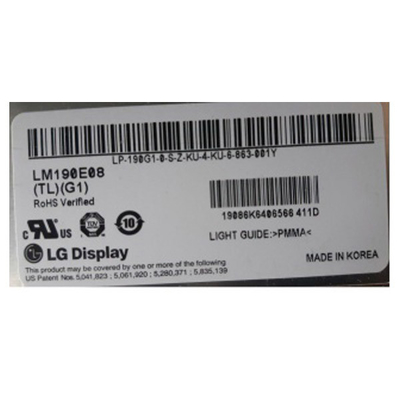 Bon prix LM190E08-TLG1 19,0 pouces 1280*1024 Module d'écran LCD en ligne