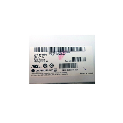 Bon prix LP141WP1-TLC2 14,1 pouces 1440*900 60Hz LVDS affichage LCD à 30 broches en ligne