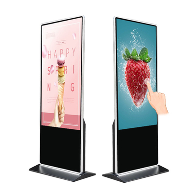 Bon prix Signage de Digital de 32 pouces et plancher capacitif d'écran tactile des affichages IR tenant l'affichage à cristaux liquides en ligne