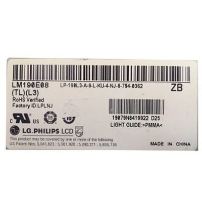 Bon prix LM190E08-TLL3 19.0 pouces 1280*1024 Panneau de module LCD en ligne